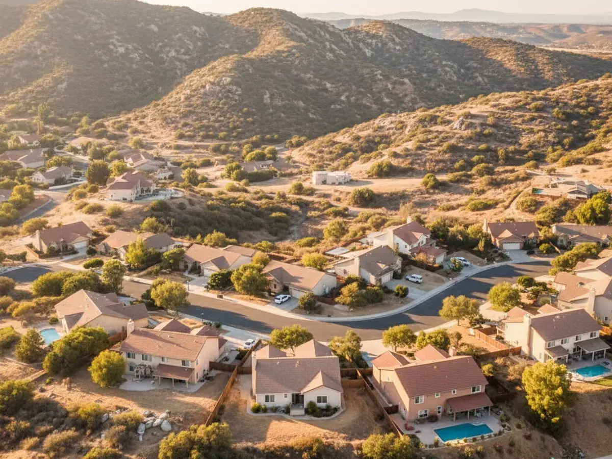 East County San Diego County neighborhood near El Cajon
