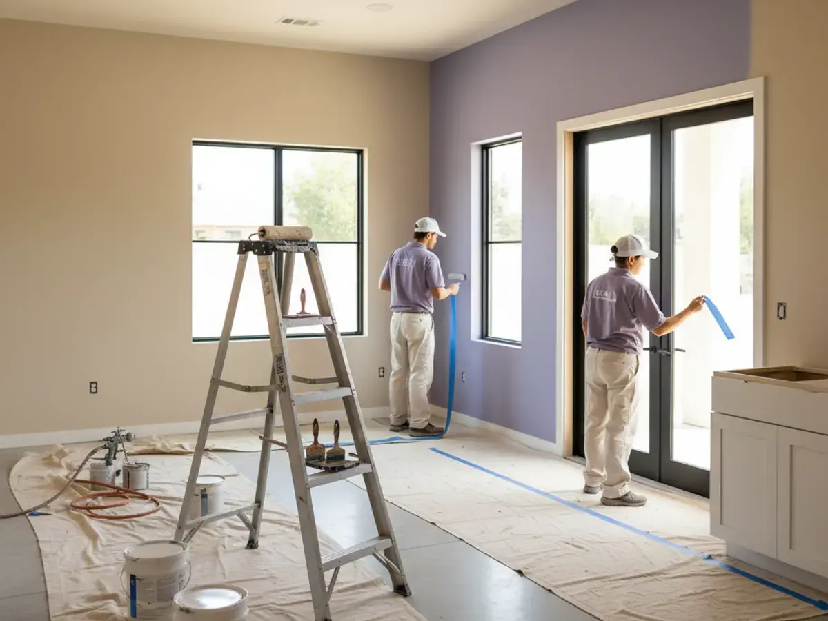 Commercial detail work by a licensed painter in Kearny Mesa, CA