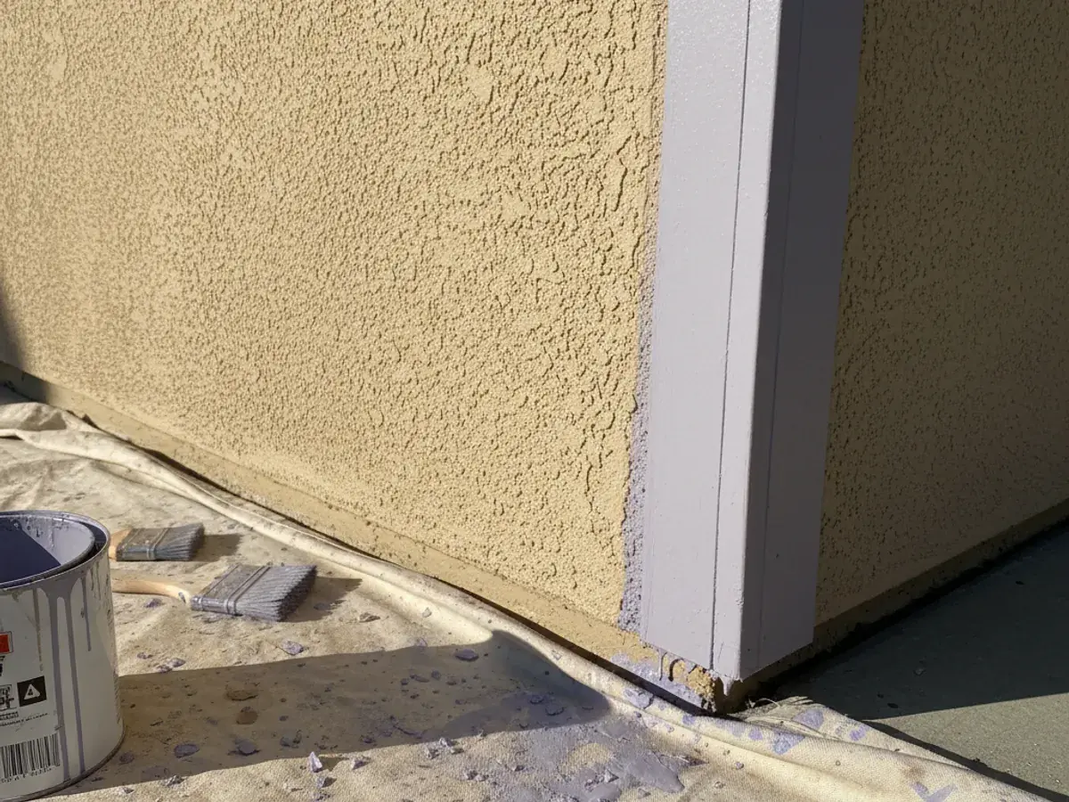 Exterior Painting detail work by a licensed painter in Tierrasanta, CA